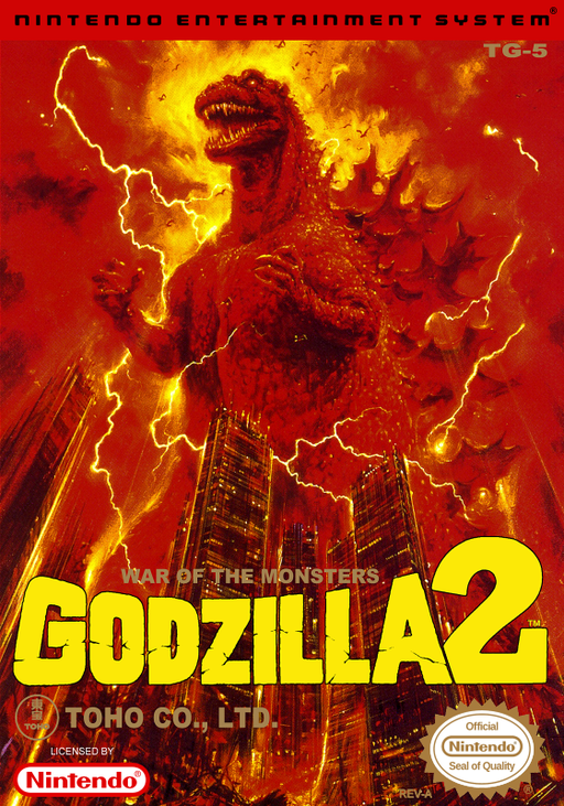 Godzilla 2 - War of the Monsters (USA) box art